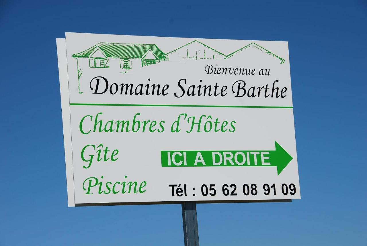 Bed and Breakfast Domaine Sainte Barthe à Aignan Extérieur photo